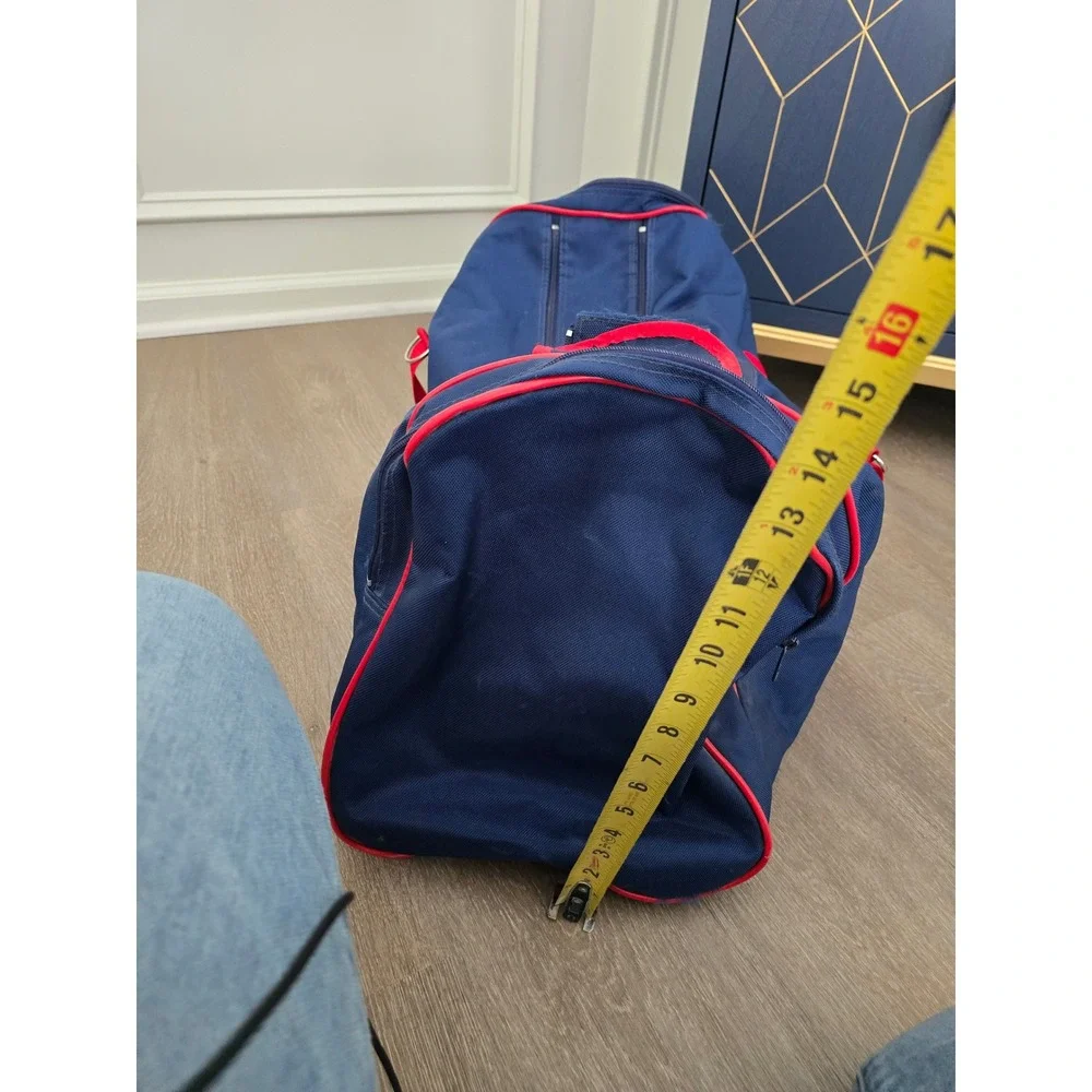 Vintage Nike Navy Red Duffle Bag Sports Gym Travel Gear Duffel‎ Carry-On